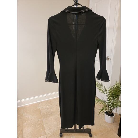 RUBY Black midi length dress size small - Picture 3 of 3